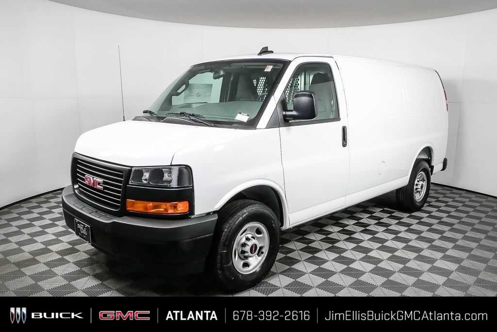 New 2025 Summit White GMC Work Van image 2