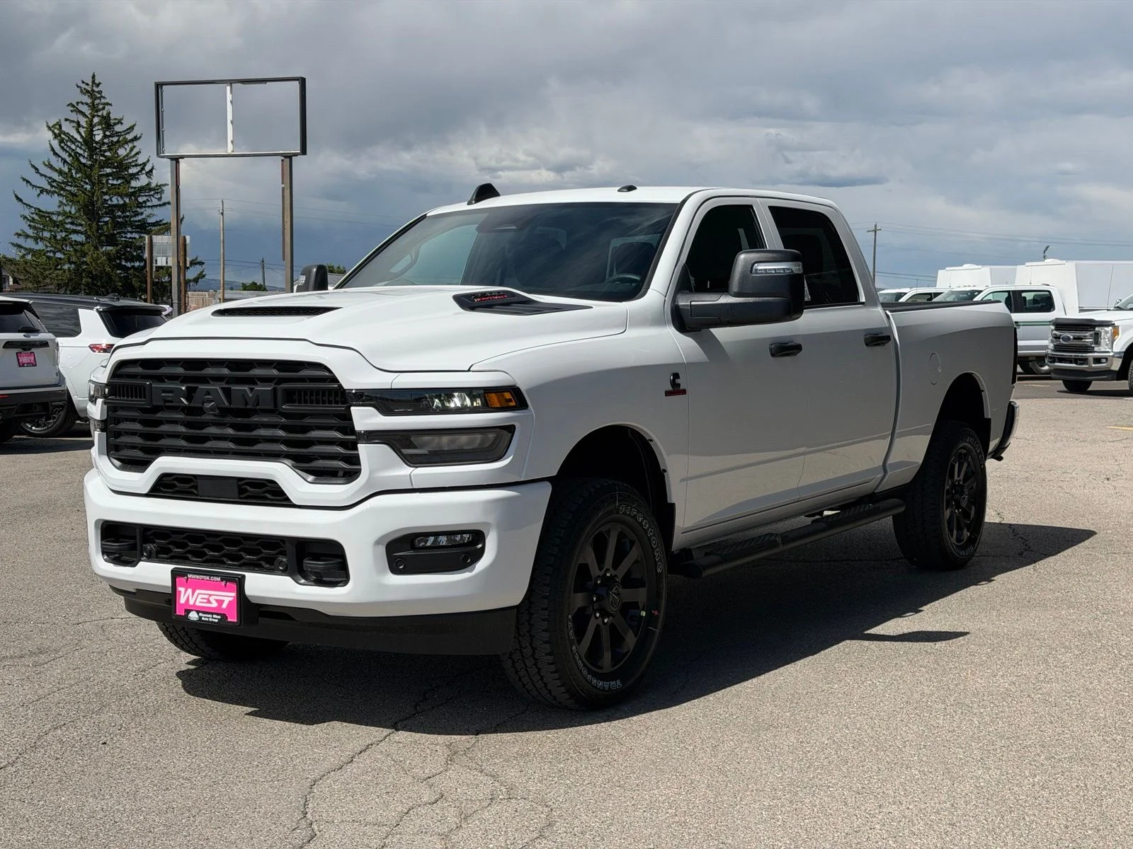 New 2026 Bright White Clear-Coat Exterior Paint RAM  image 11