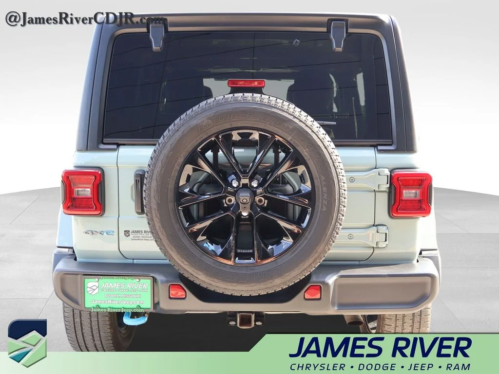 Used 2023 Gray Jeep Sahara 4xe image 4