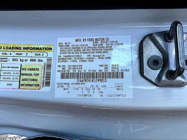 Used 2019 White Ford EcoBoost image 9