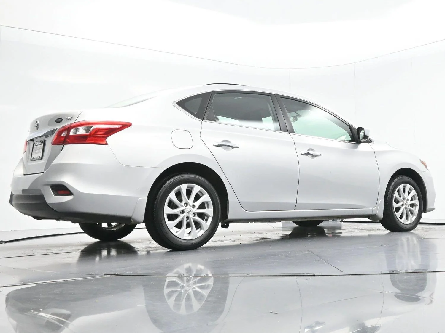 Used 2019 Brilliant Silver Metallic Nissan SV image 46