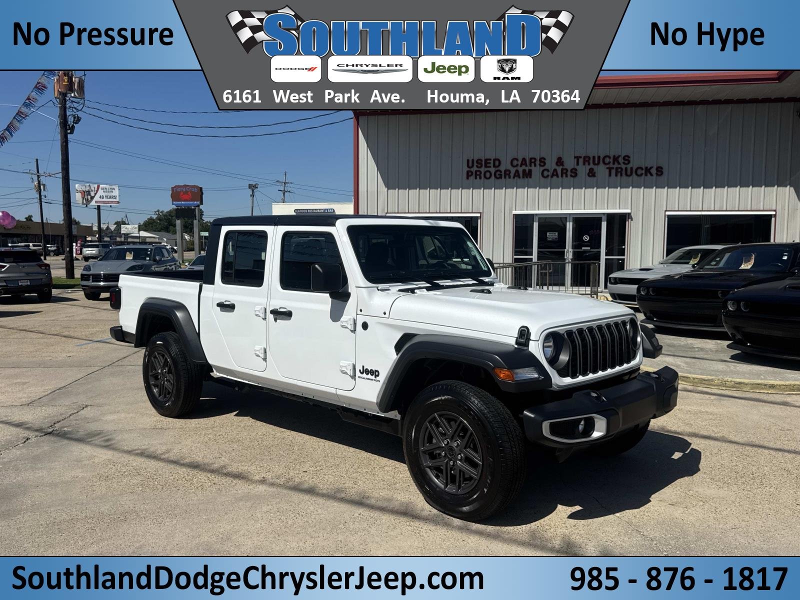 Used 2026 Bright White Clearcoat Jeep Sport image 1