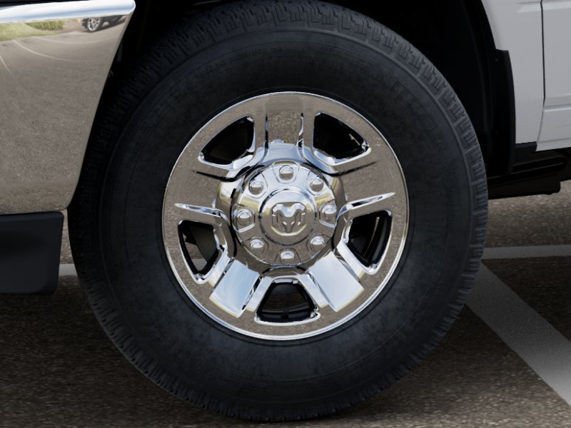 New 2026 Bright White Clear-Coat Exterior Paint RAM Tradesman Crew Cab 4x4 8
