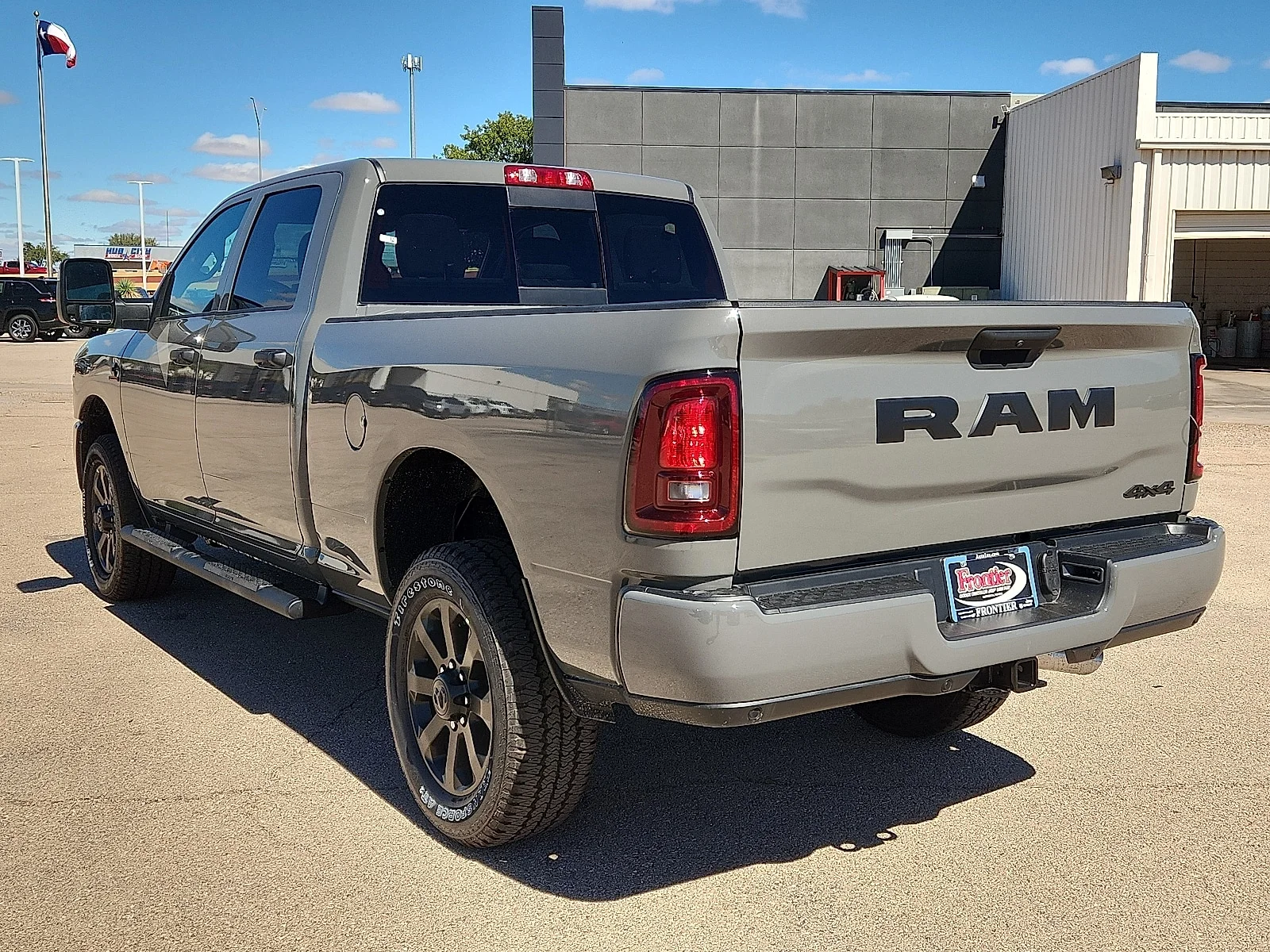 New 2027 Ceramic Gray Clear-Coat  Paint Ram BLACK EXPRESS CREW CAB 4X4 6