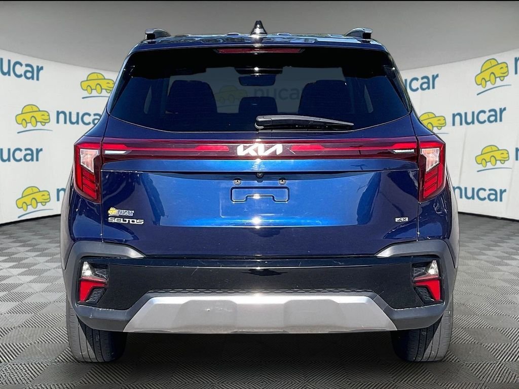 Used 2024 Dark Ocean Blue Kia EX image 5