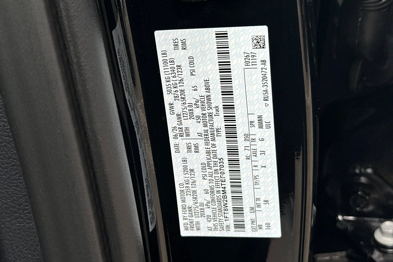 New 2026 Agate Black Metallic Ford F-250® Lariat® image 27
