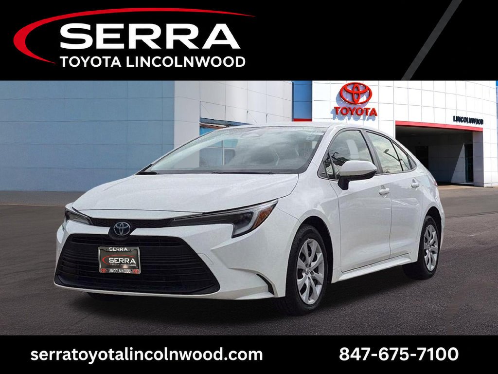 Used 2023 White Toyota LE image 1