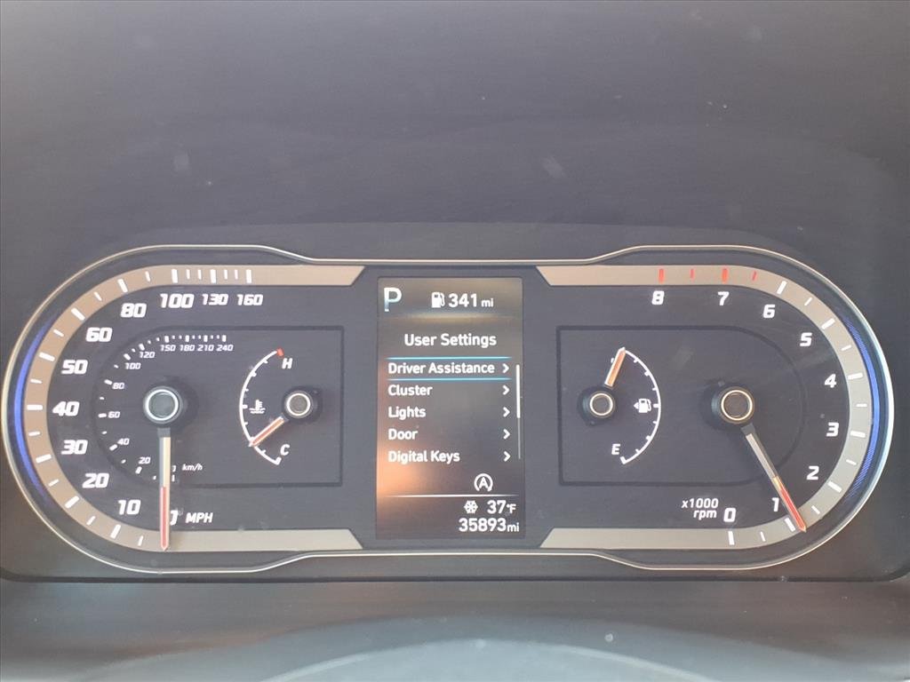 Used 2023 Shimmering Silver Metallic Hyundai SEL image 29
