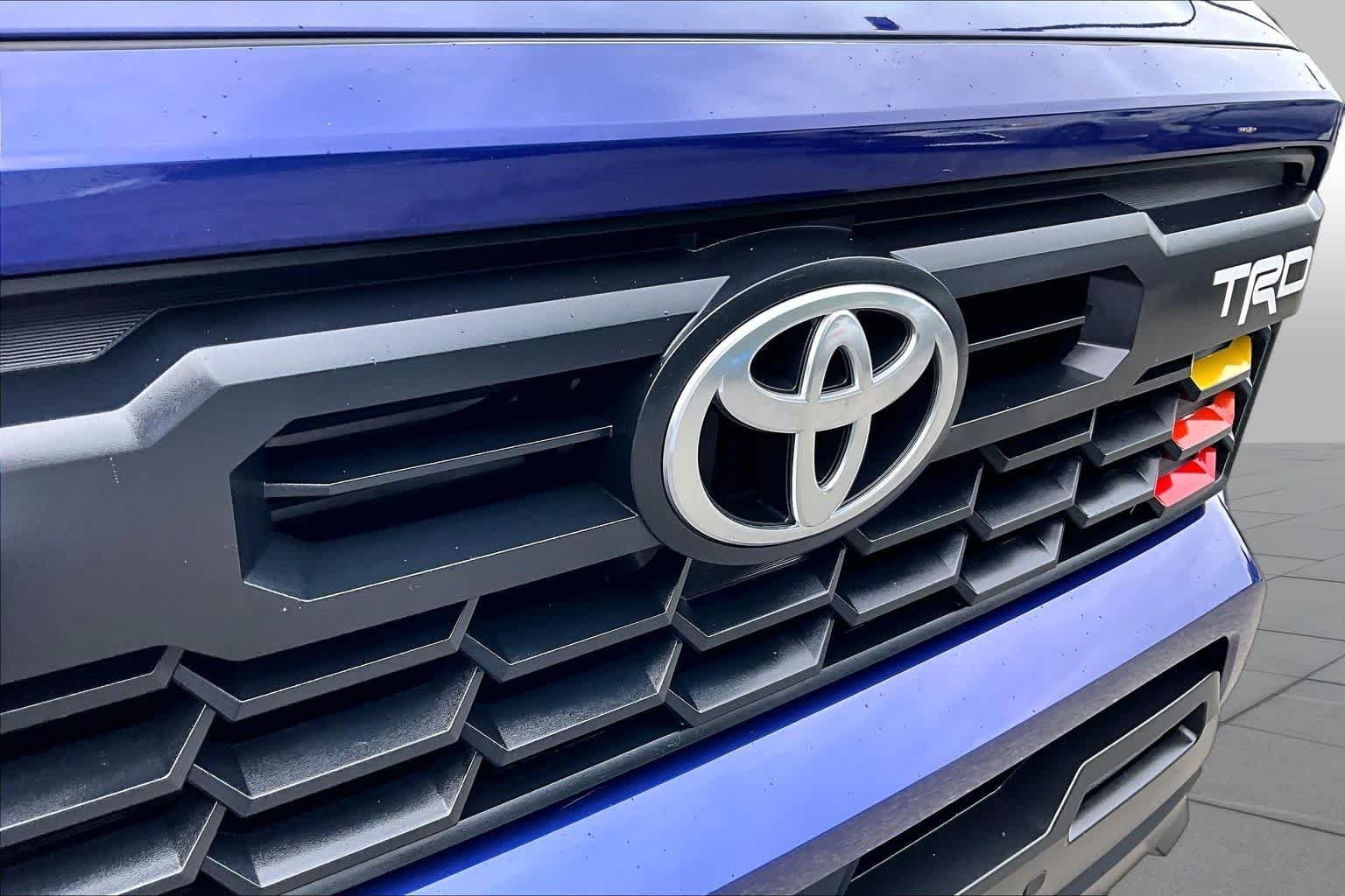 Used 2024 Blue Crush Metallic Toyota TRD Off Road image 28