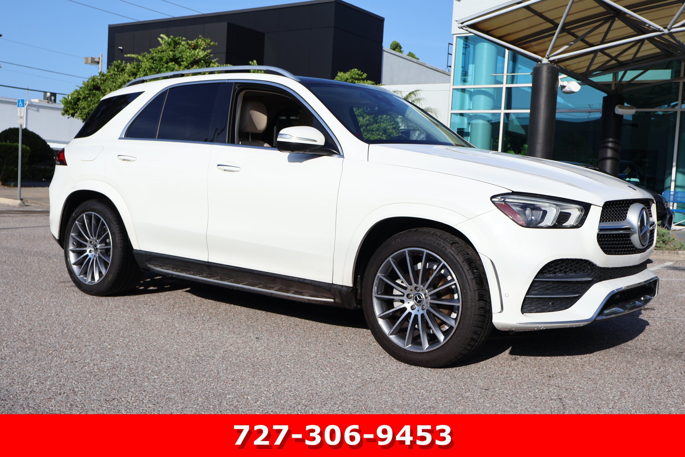 Certified Used 2021 Polar White Mercedes-Benz GLE 350 image 11
