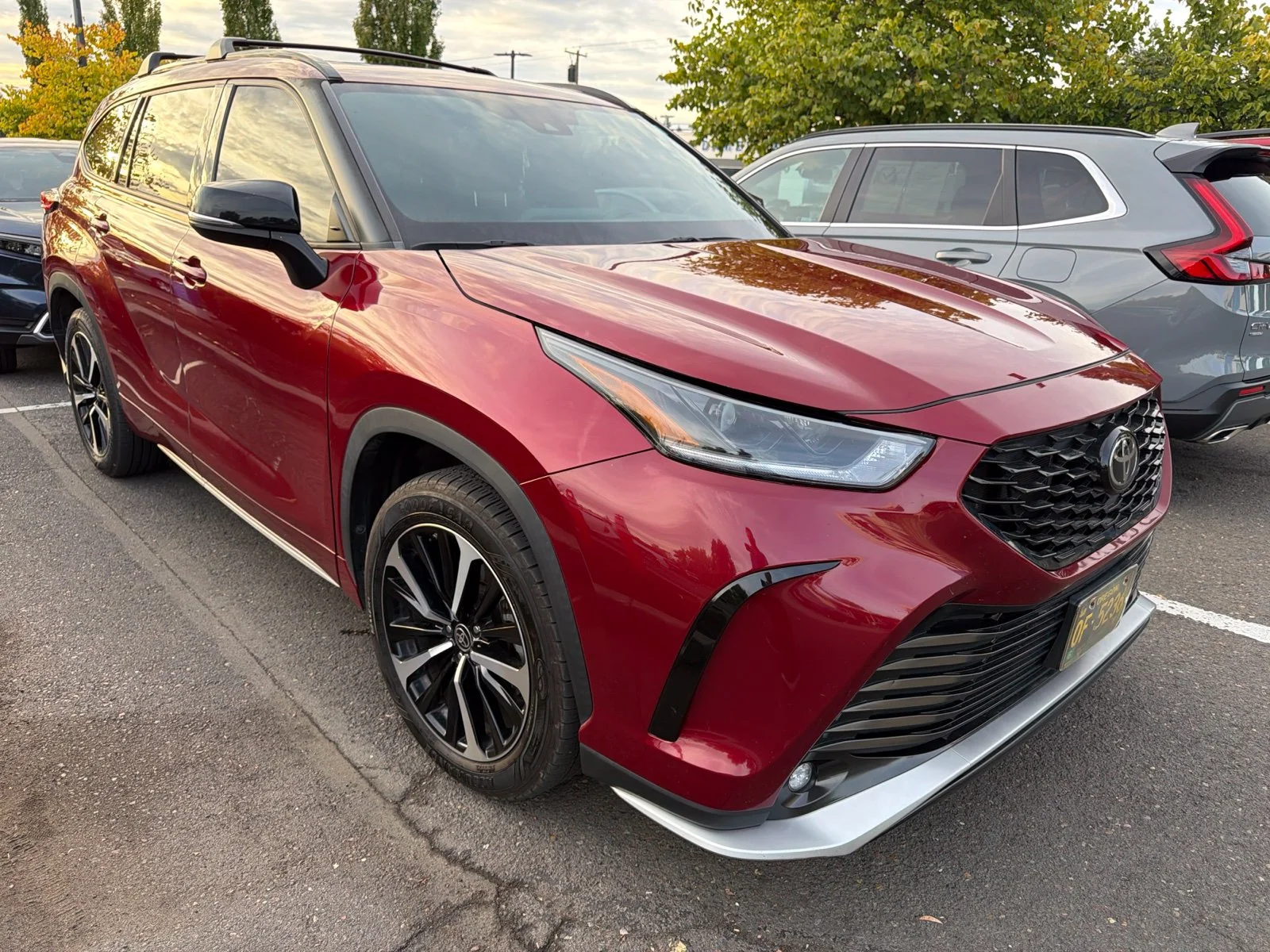Used 2021 Ruby Flare Pearl Toyota XSE image 3