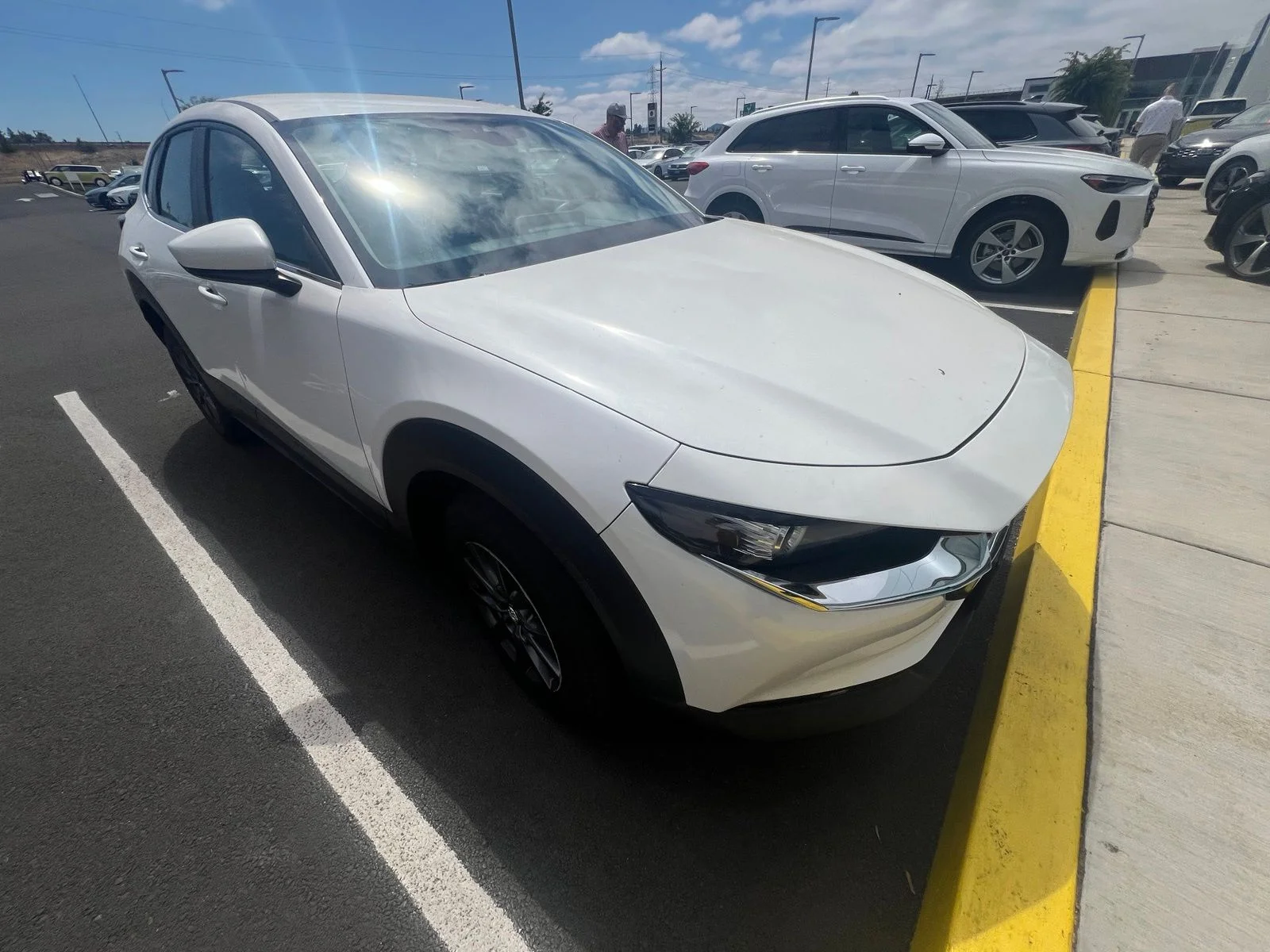 Used 2020 White Mazda S image 8
