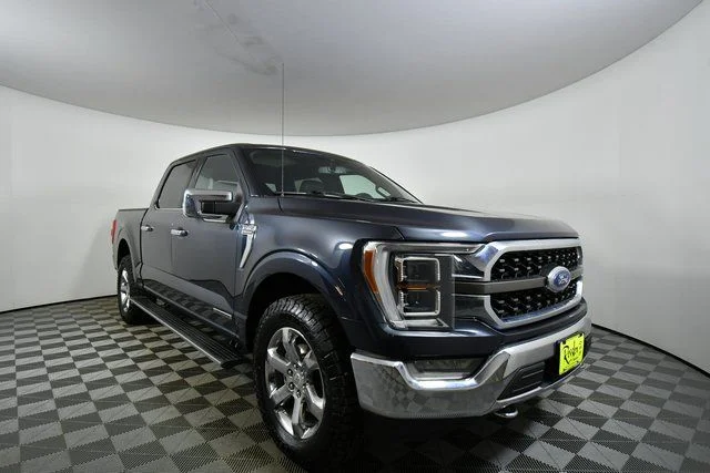 Used 2021 Blue Ford King Ranch image 8