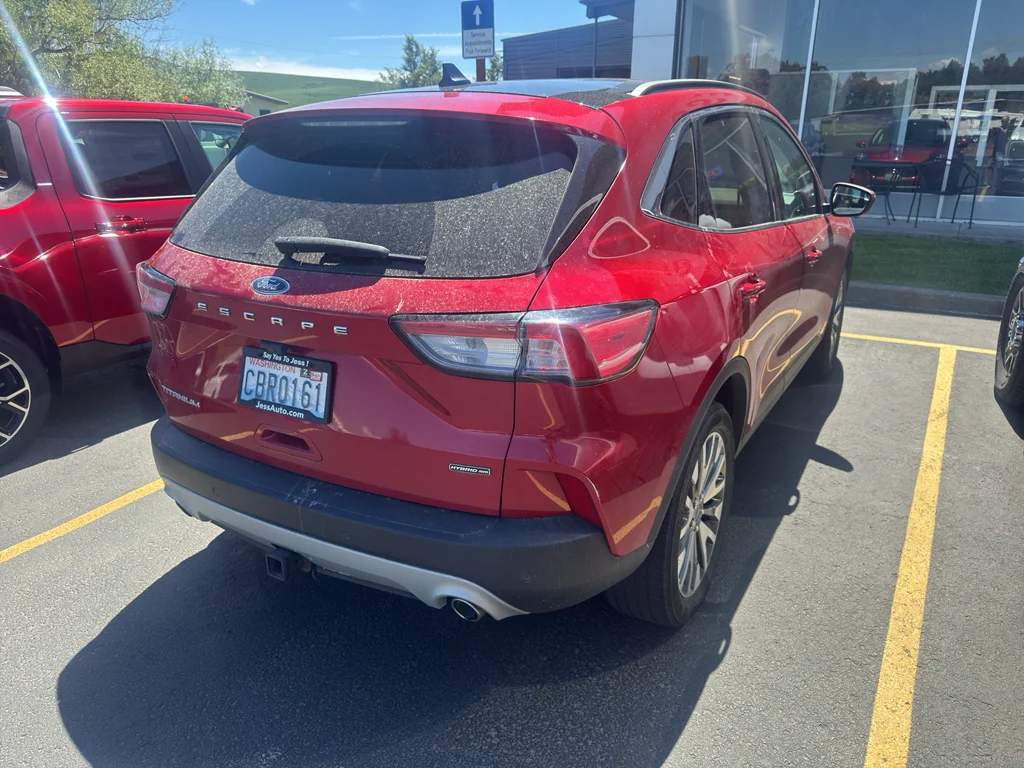 Used 2022 Red Metallic Ford Titanium Hybrid image 5