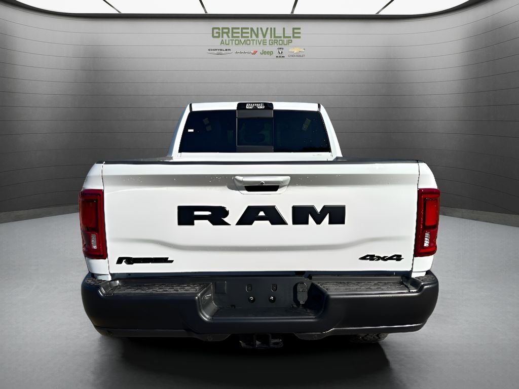 New 2026 Bright White Clear-Coat Exterior Paint RAM Rebel Hemi 4x4 image 6