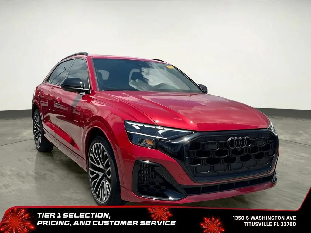 Used 2025 Red Audi 4.0T Premium Plus image 13