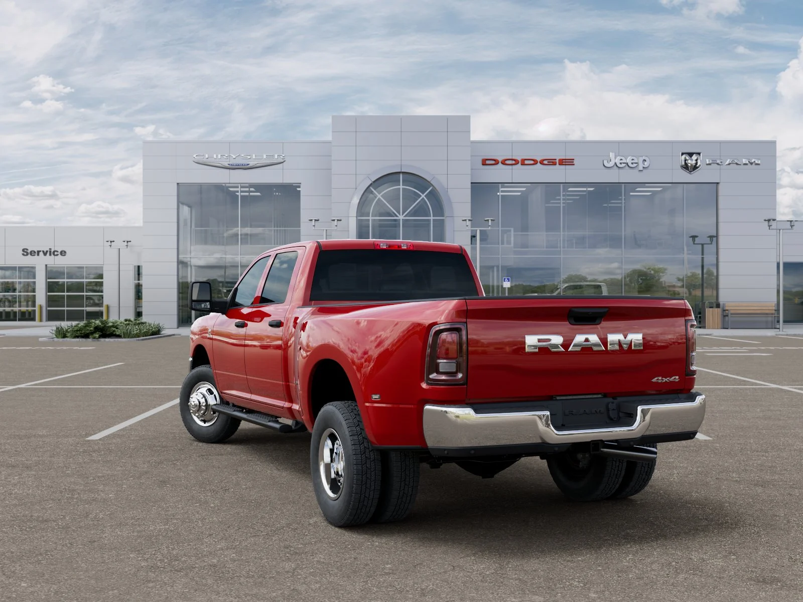 New 2026 Flame Red Clear-Coat Exterior Paint RAM Tradesman image 30