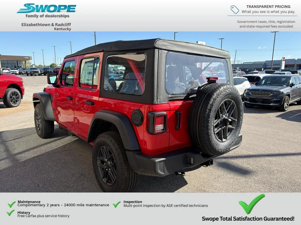New 2026 Firecracker Red Clearcoat Jeep Sport image 3