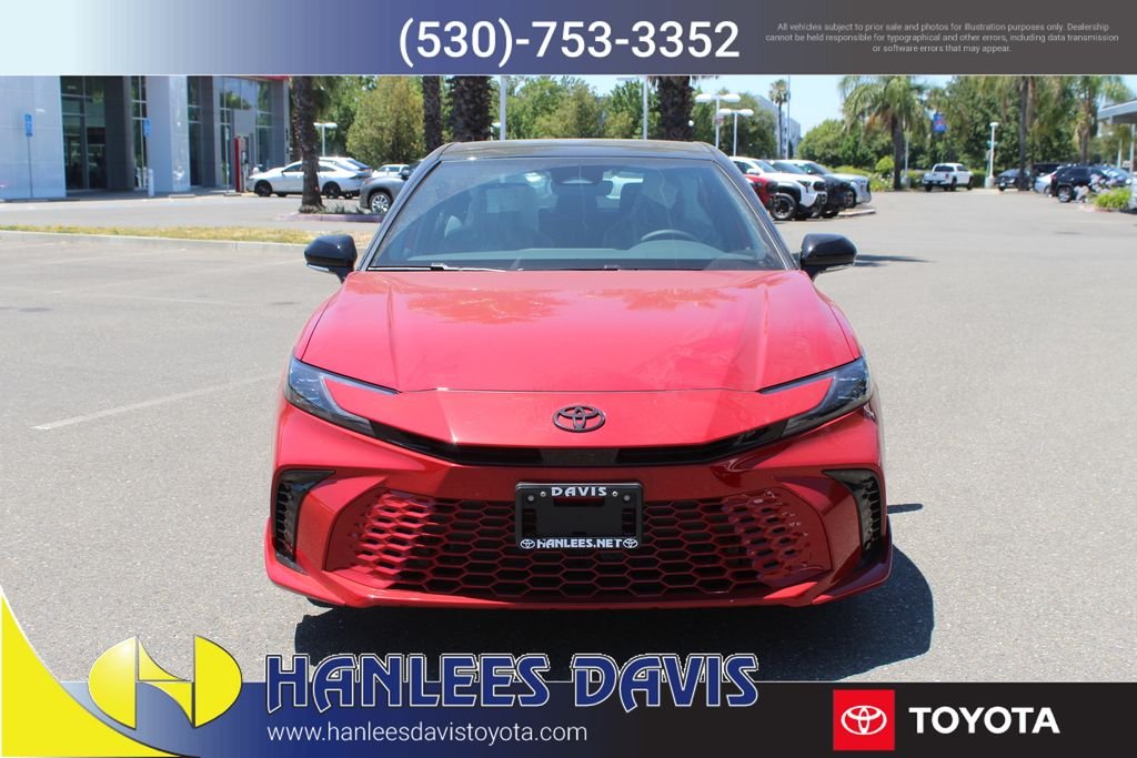 New 2026 Supersonic Red with Midnight Black Metallic roof Toyota XSE image 4