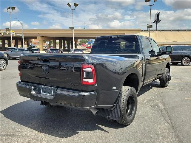 Used 2024 Black Clearcoat RAM Big Horn 4x4 Crew Cab 8 ft. box 169.5 in. WB image 3