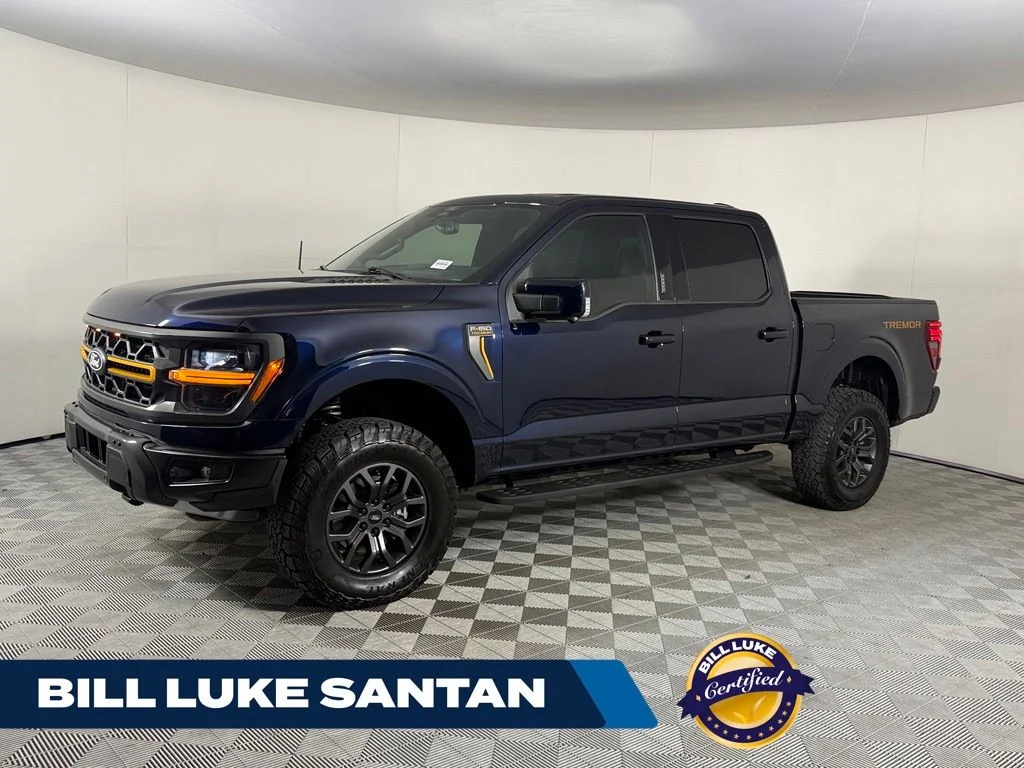 Certified Used 2024 Blue Ford Tremor image 1