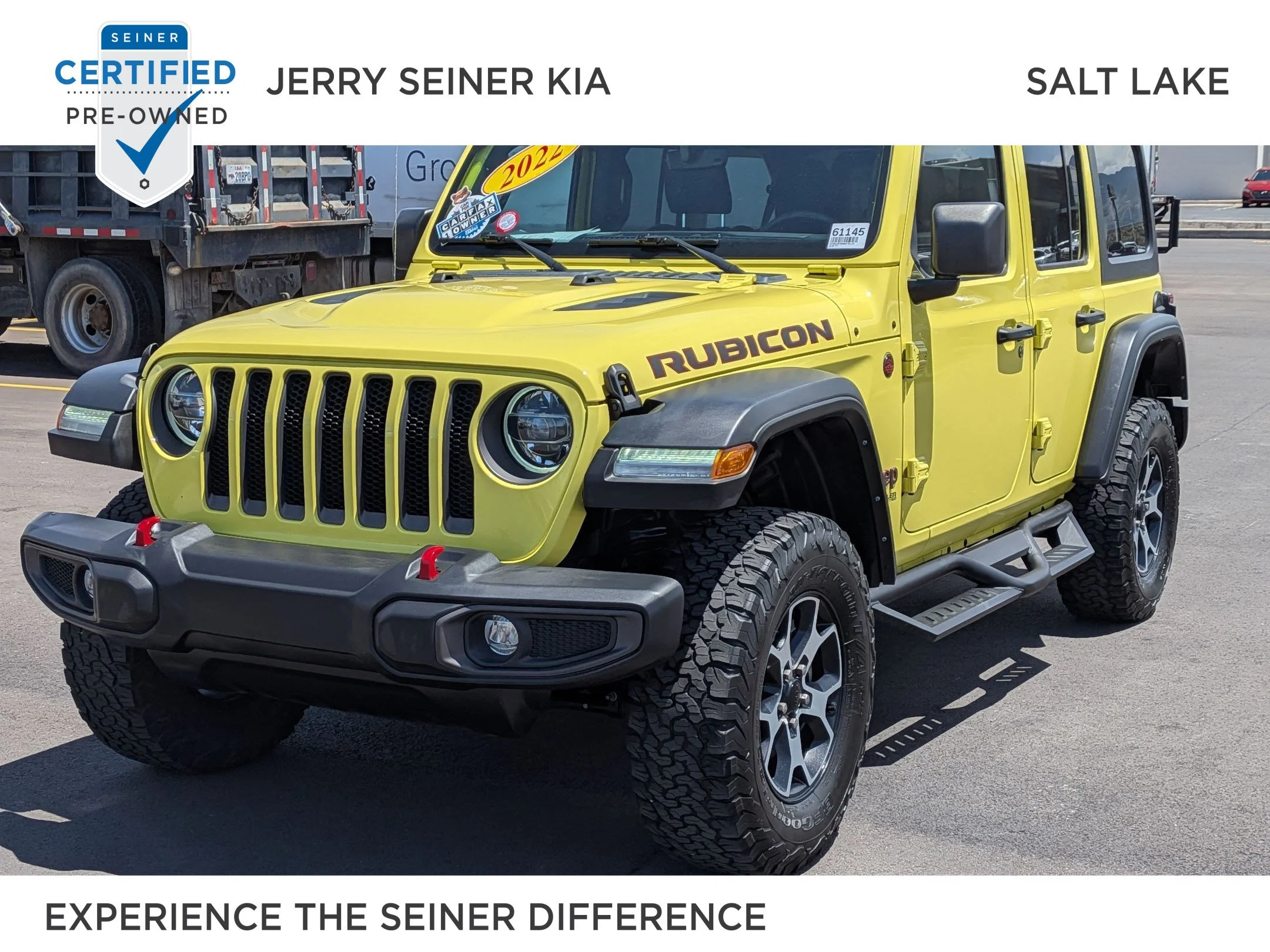 Used 2022 High Velocity Clearcoat Jeep Unlimited Rubicon image 1