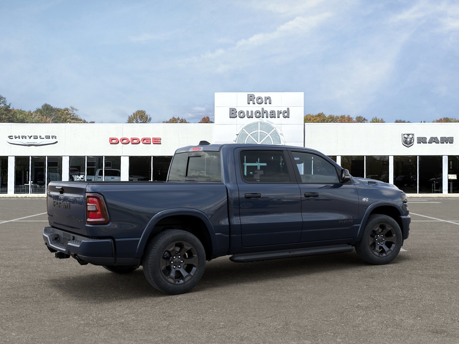 New 2026 Forged Blue Metallic Exterior Paint RAM Big Horn image 4