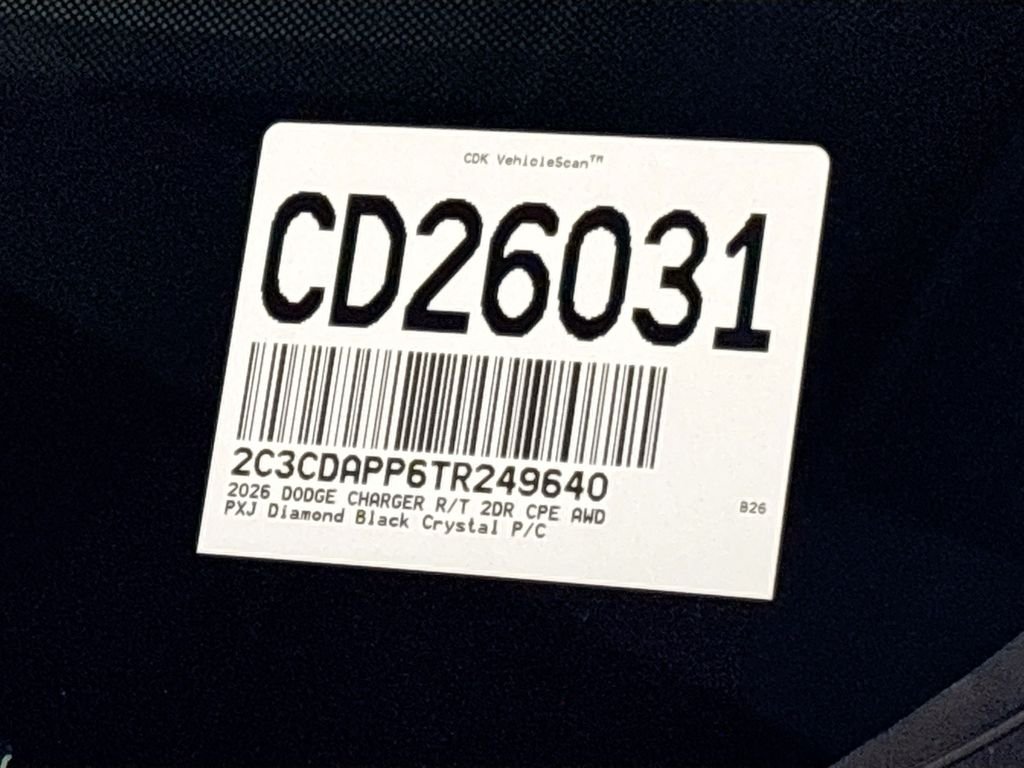 New 2026 Diamond Black Crystal Pearlcoat Dodge R/T image 23