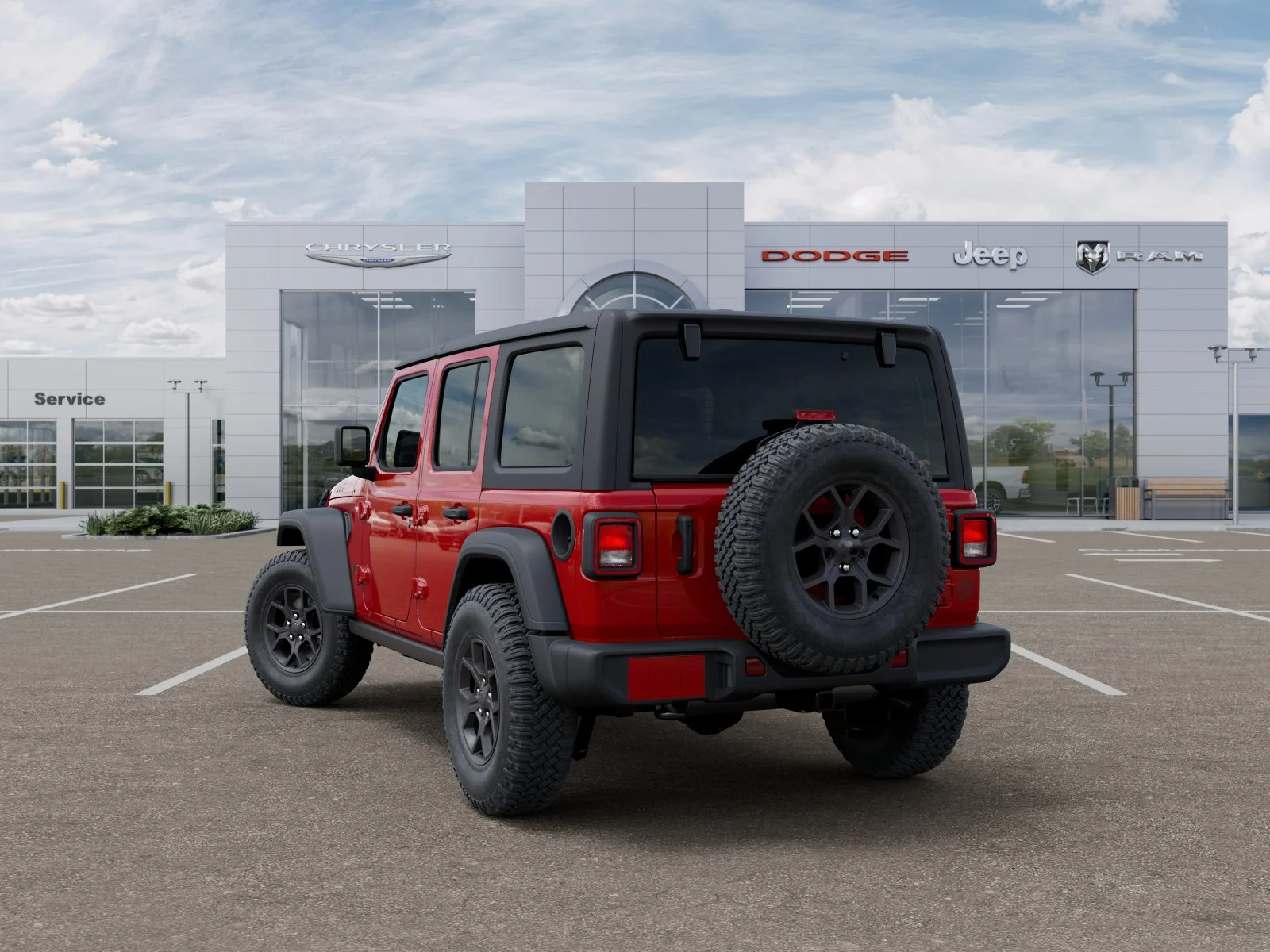 New 2026 Firecracker Red Clear-Coat Exterior Paint Jeep Willys image 30