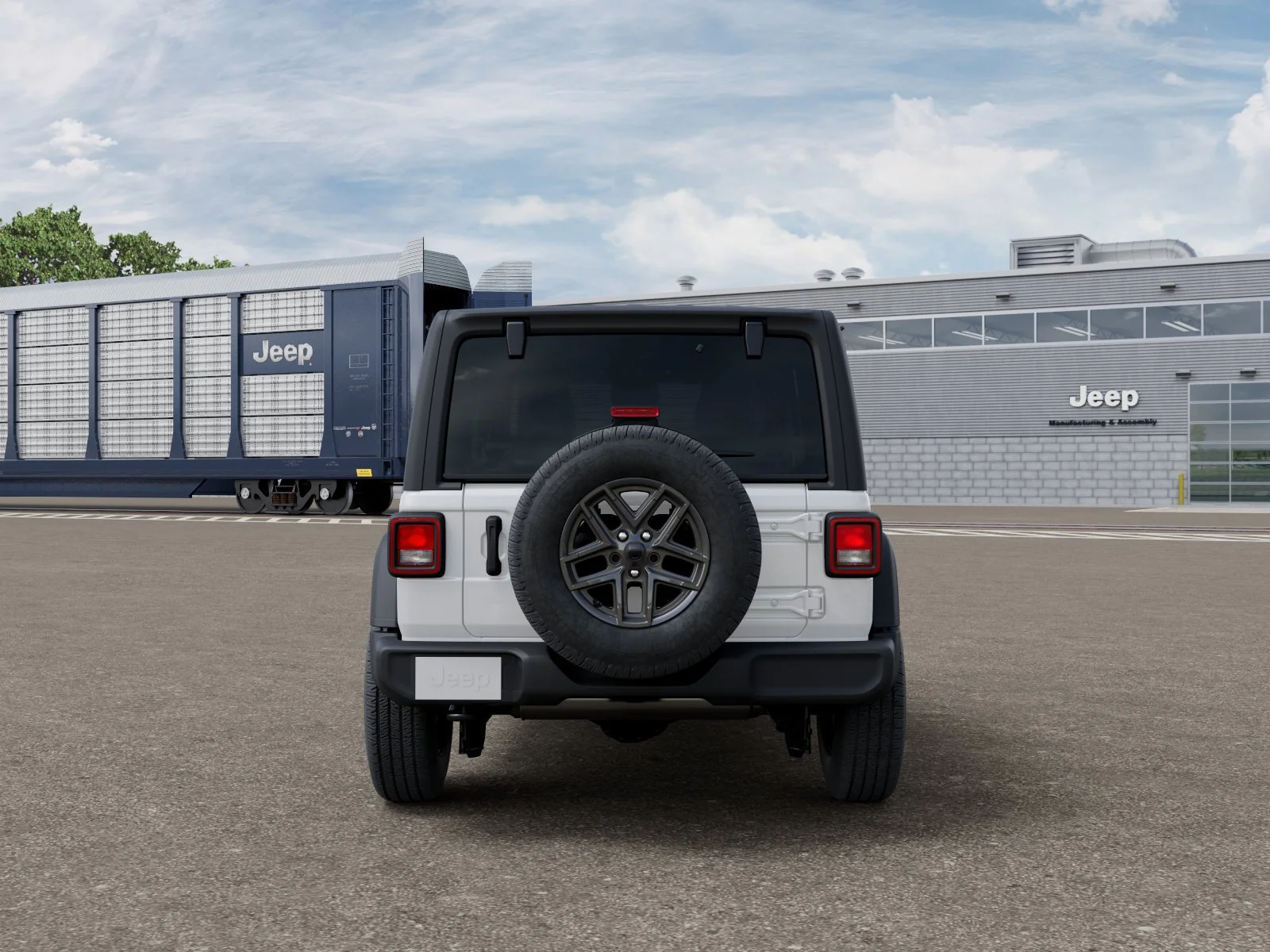 New 2026 Bright White Clearcoat Jeep Sport S image 7