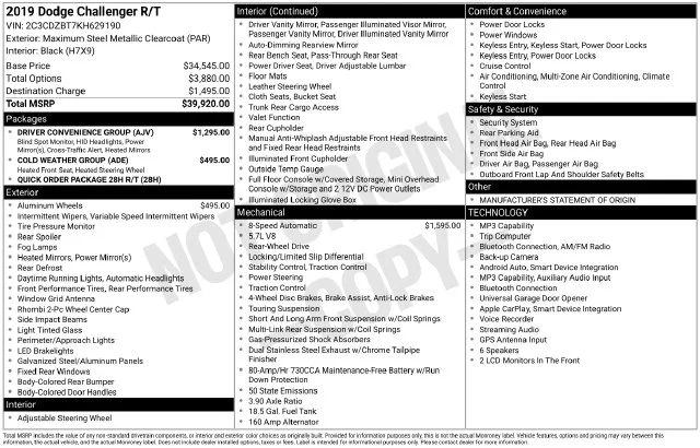 Used 2019 Maximum Steel Metallic Dodge R/T image 15