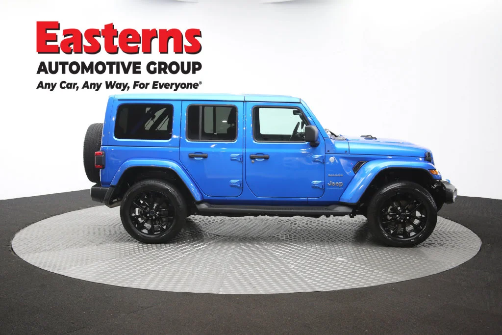 Used 2024 Blue Jeep Sahara 4xe image 47