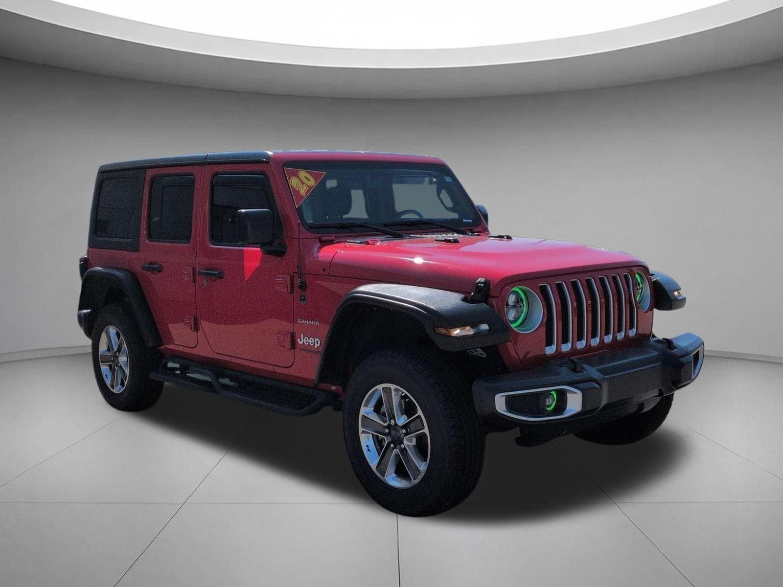 Used 2020 Firecracker Red Clearcoat Jeep North Edition image 7