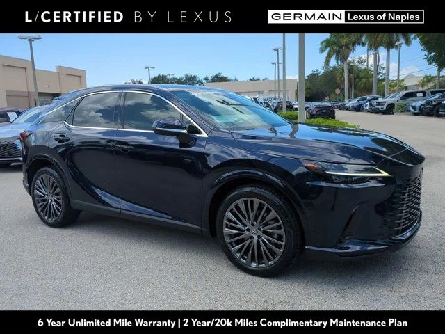 Certified Used 2024 Blue Lexus 350 Luxury image 1