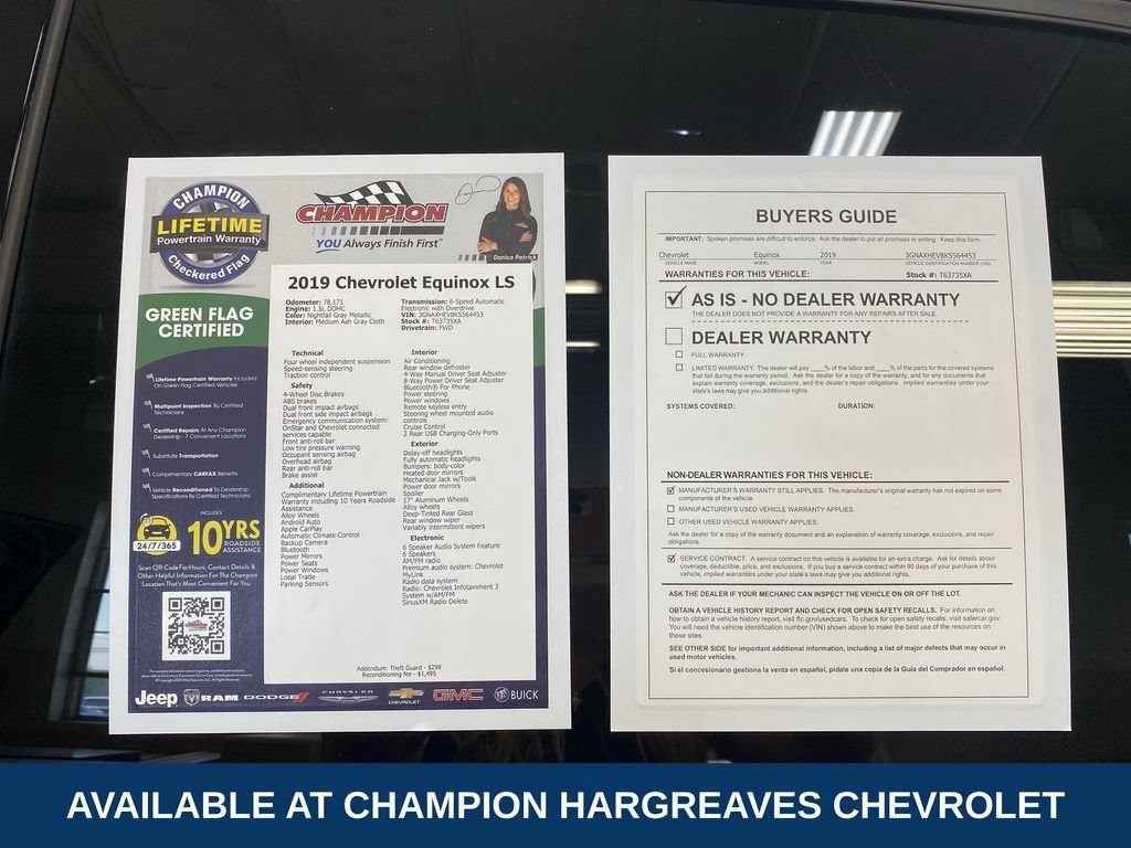 Certified Used 2019 NIGHTFALL GRAY METALLIC Chevrolet LS image 43