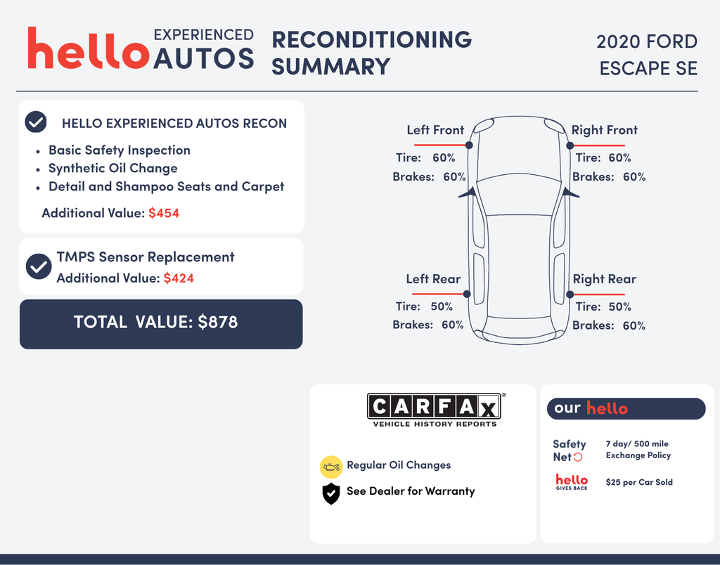 Used 2020 Ford Escape SE with VIN 1FMCU9G66LUB44418 for sale in San Diego, CA