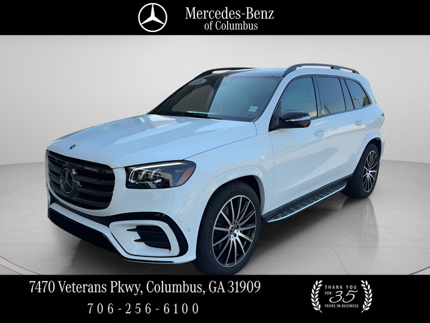 Certified Used 2026 Polar White Mercedes-Benz GLS 450 image 1