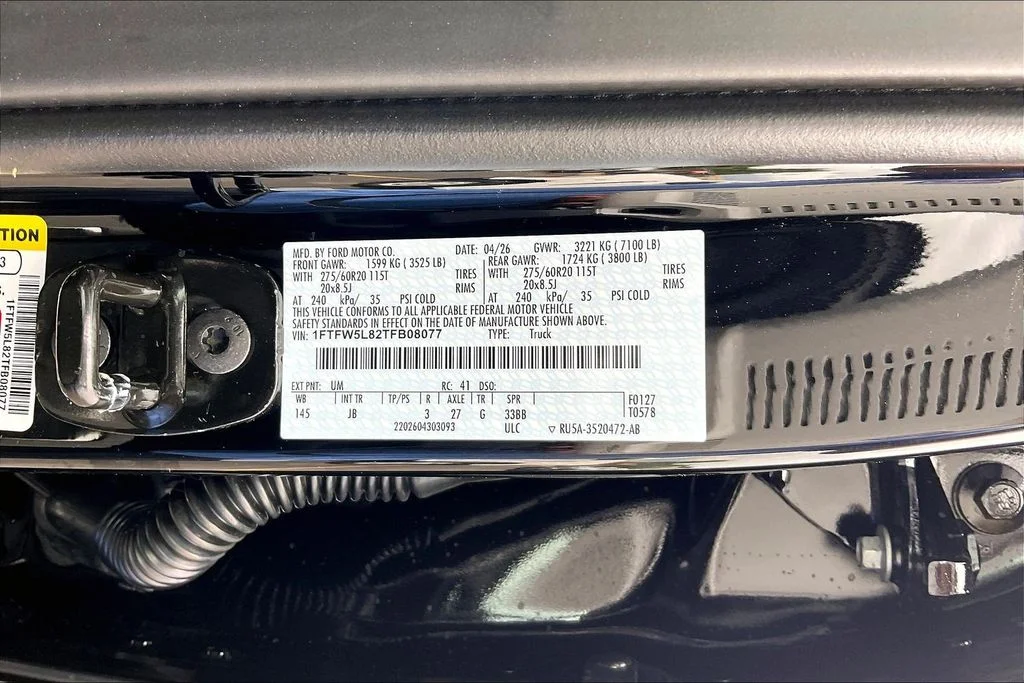 New 2026 Agate Black Metallic Ford Lariat® image 33