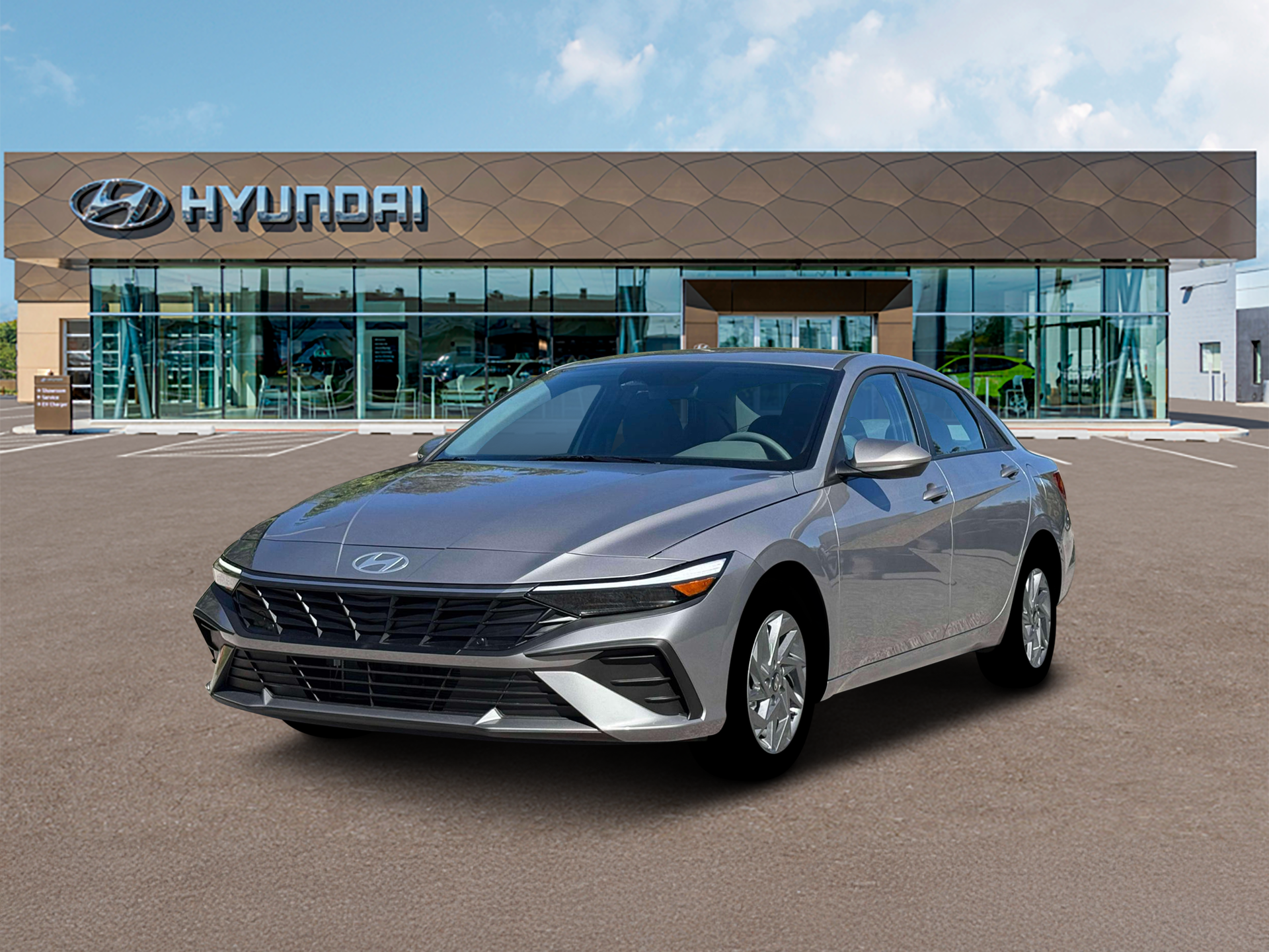New 2026 Silver Hyundai Blue image 1