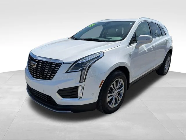 Used 2021 White Cadillac Premium Luxury image 3
