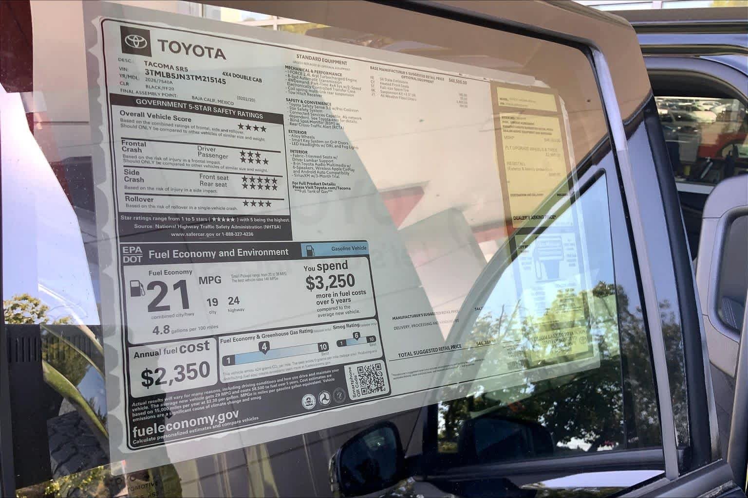 New 2026 Black Toyota SR5 image 20