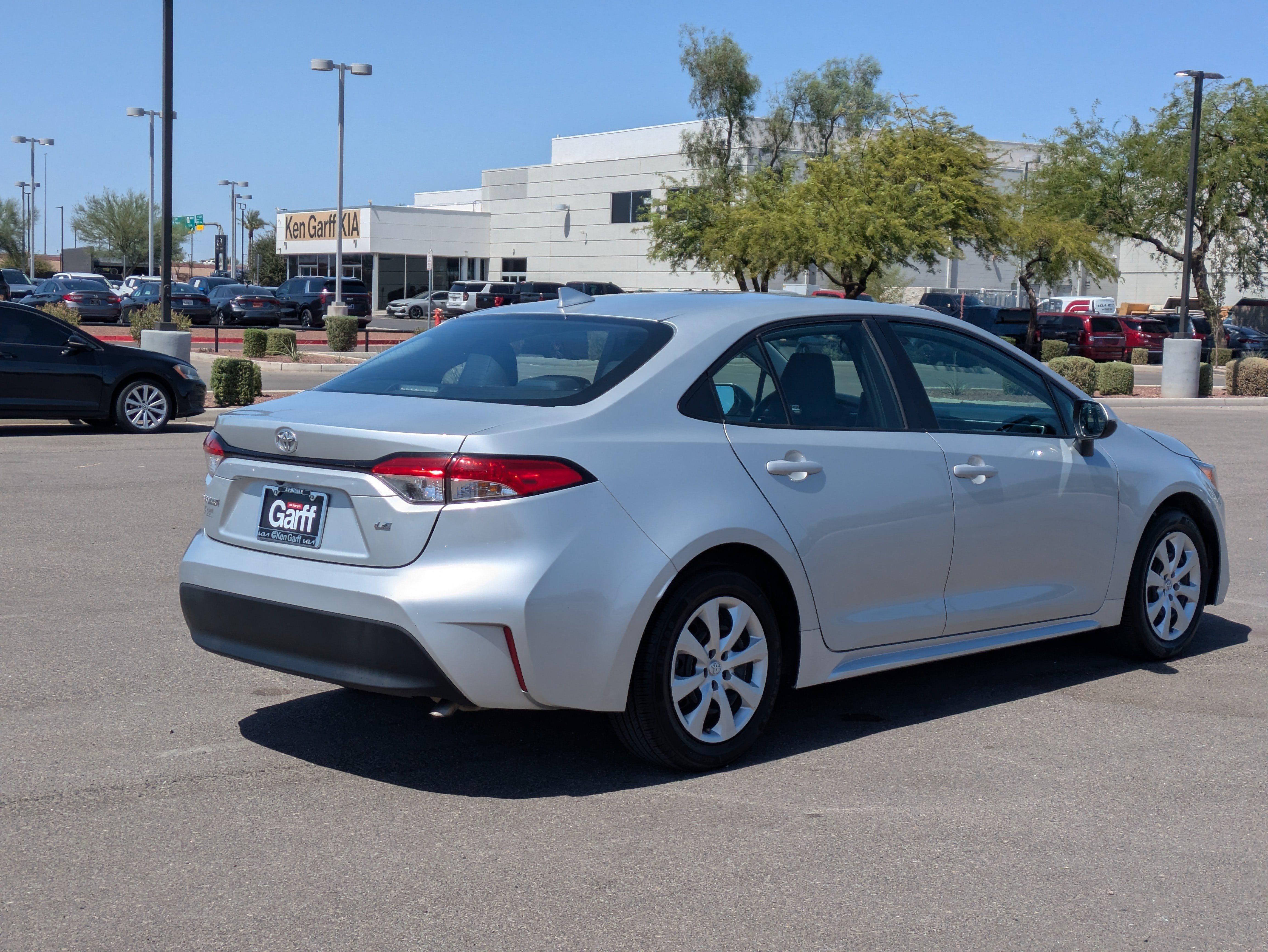 Used 2024 Classic Silver Metallic Toyota LE image 5