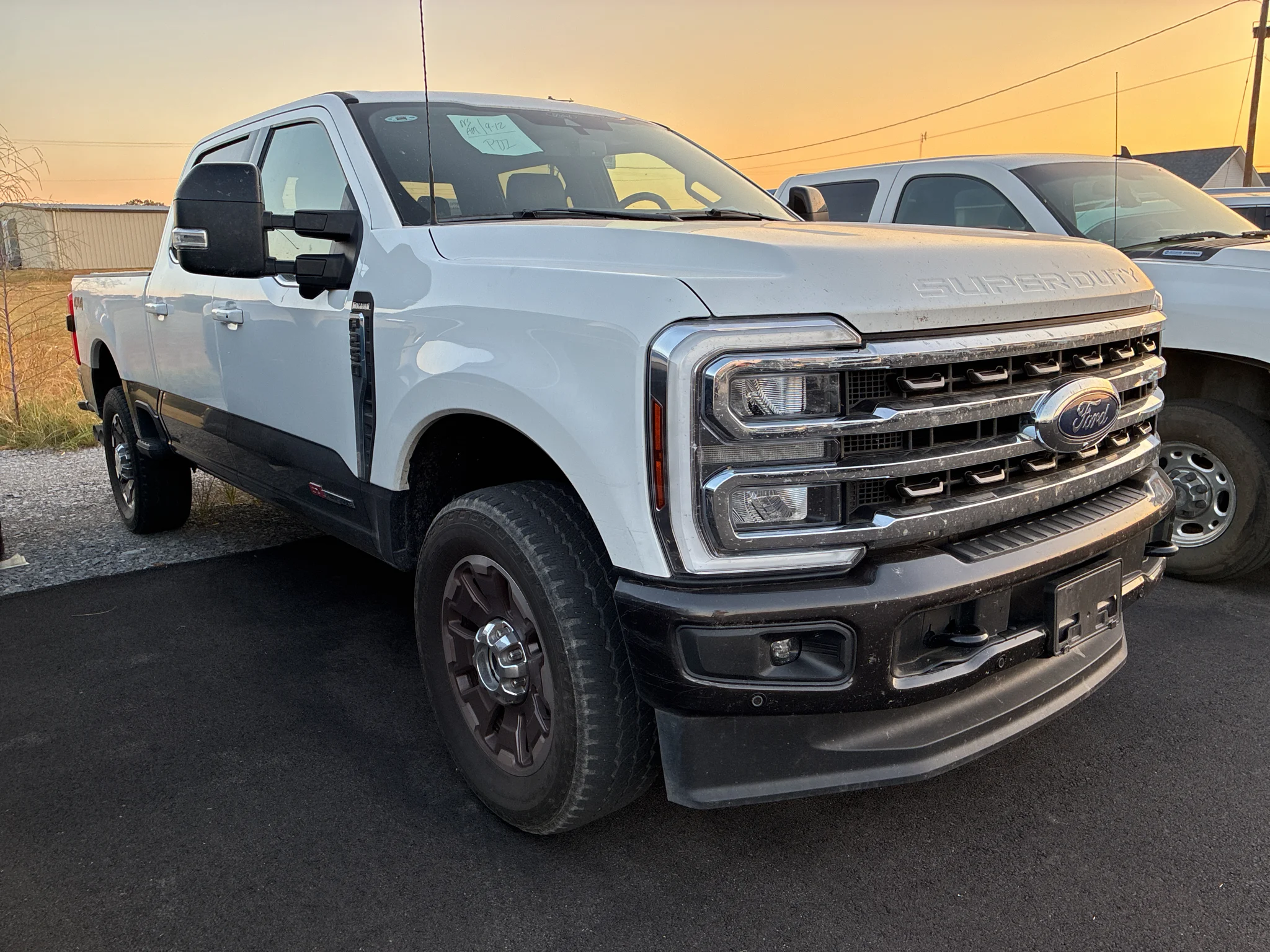 Used 2024 Star White Metallic Tri-Coat Ford King Ranch image 2