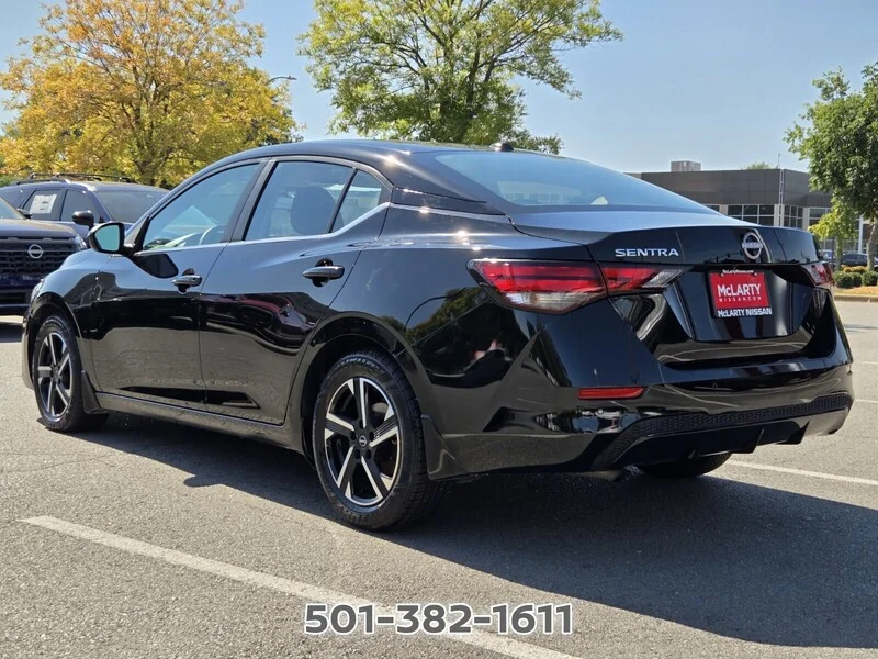 Used 2024 Super Black NISSAN SV CVT image 3