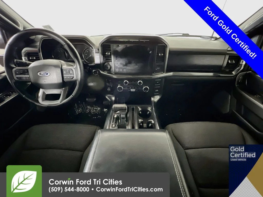 Used 2021 Rapid Red Metallic Tinted Clearcoat Ford XLT image 7