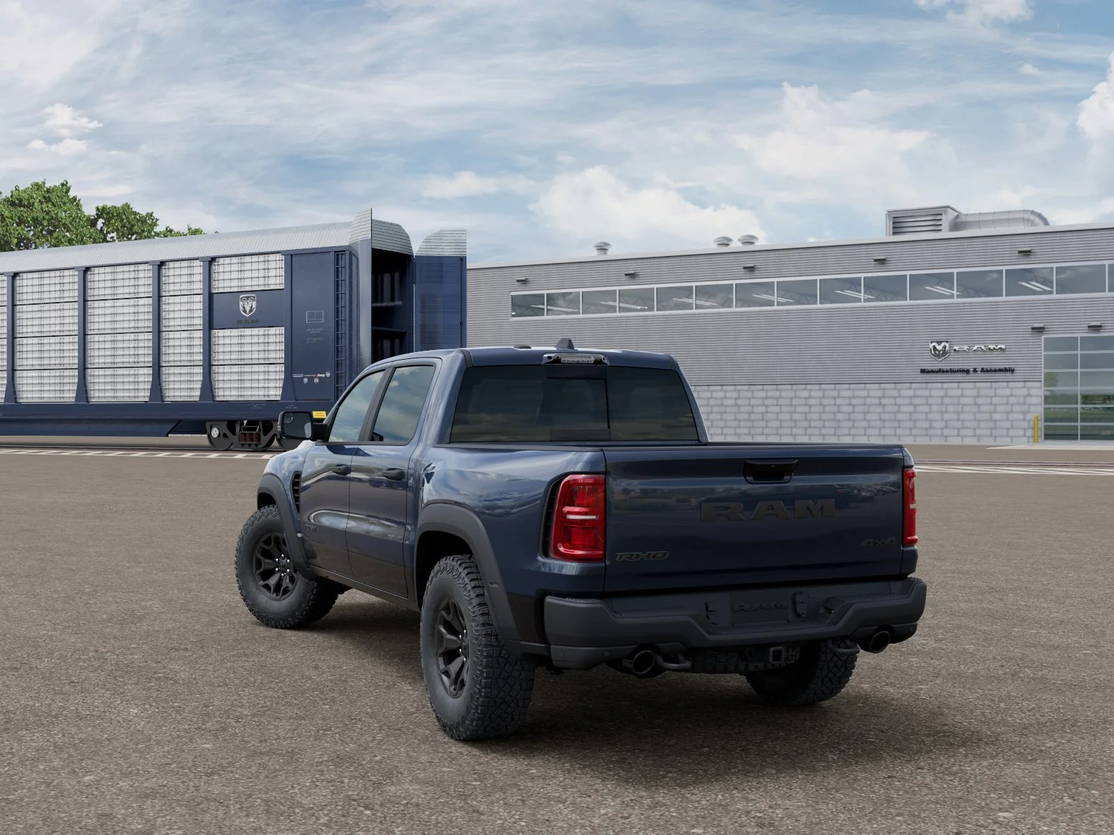 New 2026 Forged Blue Metallic Exterior Paint RAM RHO image 3