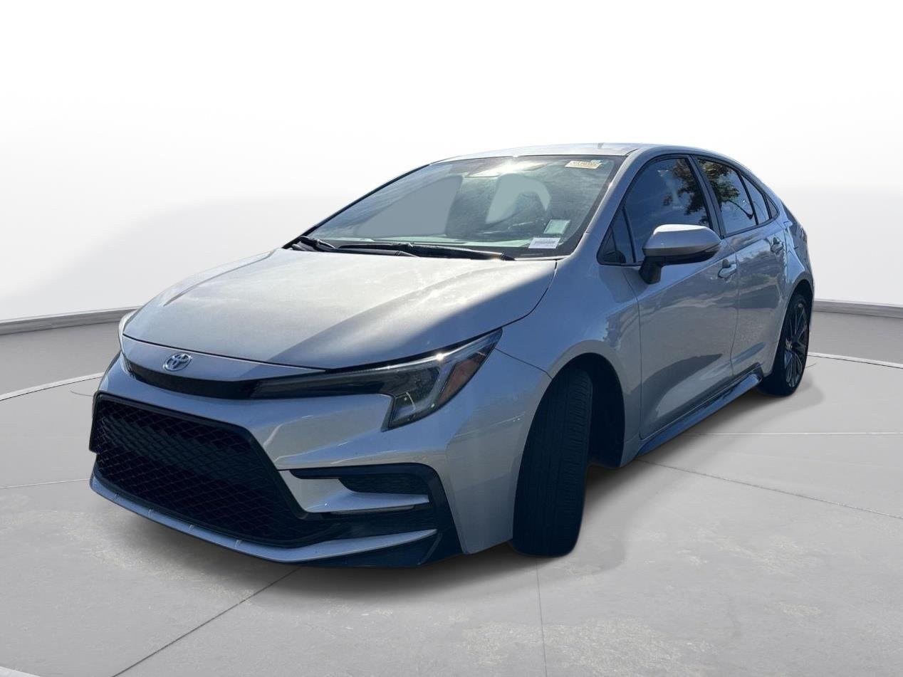 Certified Used 2024 Classic Silver Metallic Toyota SE image 2