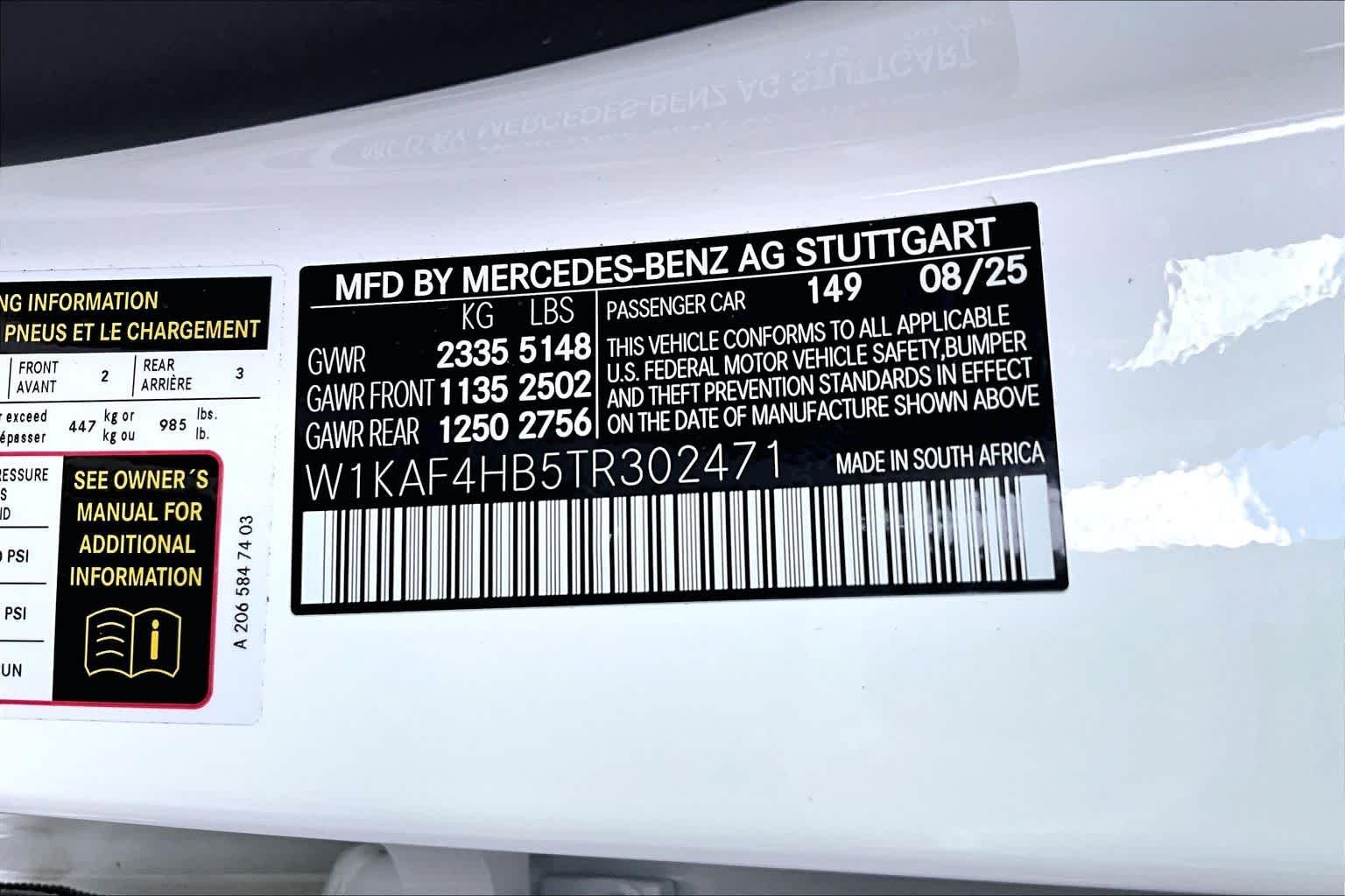 Certified Used 2026 Polar White Mercedes-Benz C 300 image 33
