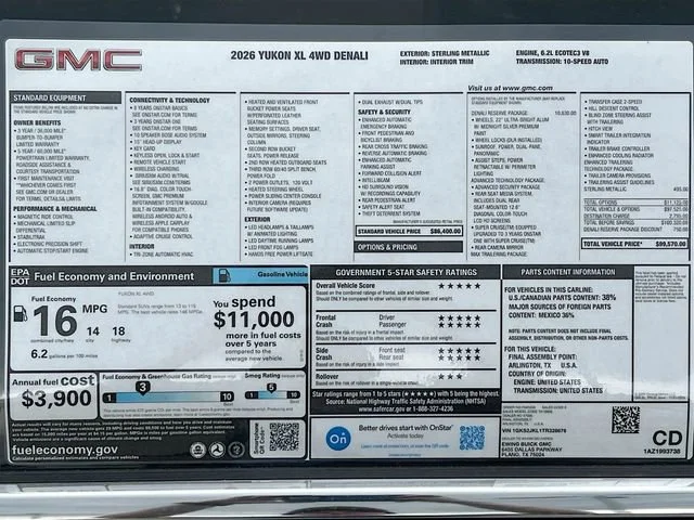 2026 GMC Yukon XL Denali - Photo 21