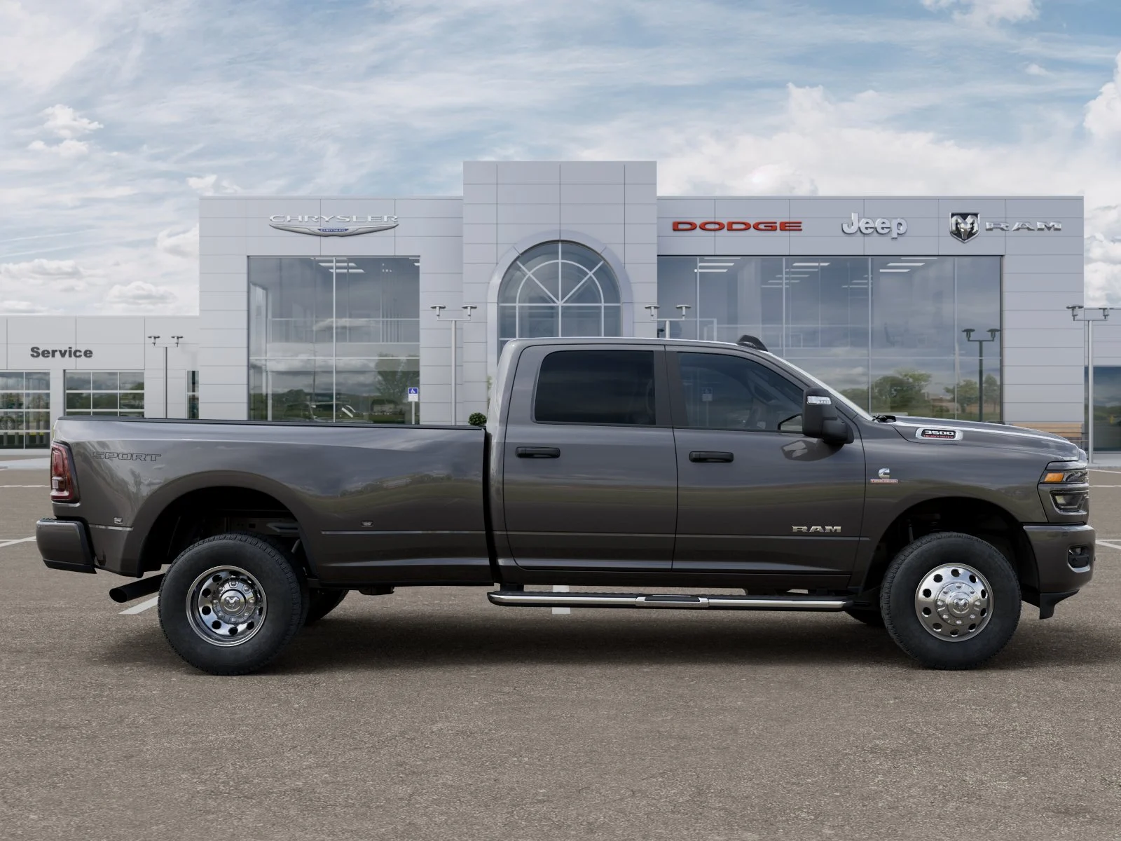 New 2026 Granite Crystal Metallic Clear-Coat Exterior Paint RAM Big Horn image 51
